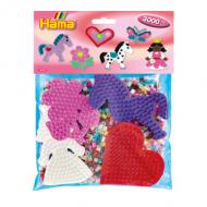 Bügelperlen midi + Stiftplatten "Spielgruppe Mädchen", im Blister