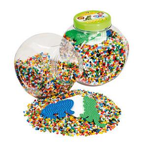 Bügelperlen midi + Stiftplatten, 15.000 Stück in Kunststoffdose 2067