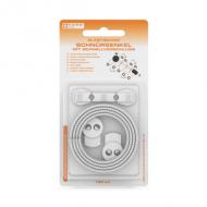 Schnürsenkel mit Schnellverschluss, weiß