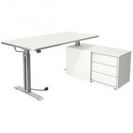 Komplett-Arbeitsplatz "Move 1 Style", weiß