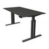 Sitz-/Steh-Schreibtisch "Move 3 elegant", (B)1.600 mm, anthrazit