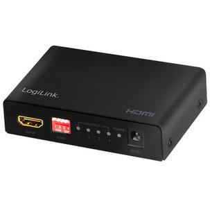 4K/60 Hz HDMI Splitter, Downscaler, EDID, 4-fach HD0038