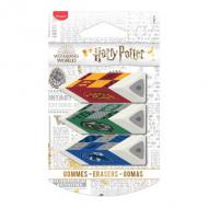 Kunststoff-Radierer Pyramide HARRY POTTER, 3er Blister