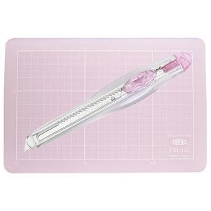 Cutter und Schneidematten-Set AM350P, rosa SET-AM350P