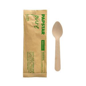 Holz-Kaffeelöffel "pure", einzeln verpackt 88450