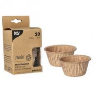 Muffins-Backförmchen, aus Kakaoschalen