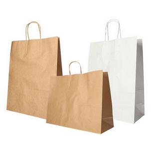 Symbolbild: Papier-Tragetaschen, mit Tragekordel 88845