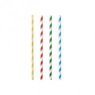 Papier-Trinkhalme "Stripes"