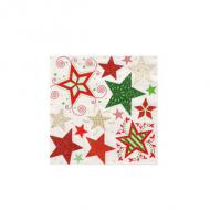 Weihnachts-Motivservietten "Heavenly Stars", 330 x 330 mm
