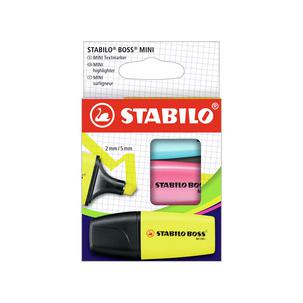 Textmarker BOSS® MINI, 3er Kartonetui (55500656) 07/5-2-01