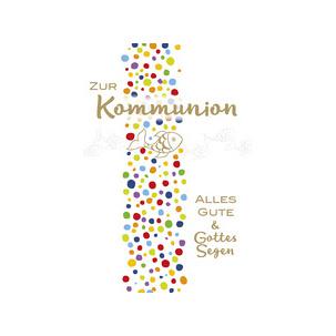 Kommunionskarte "Punktverlauf" 40052038