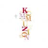 Kommunionskarte "Schriftzug"