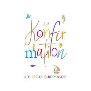 Konfirmationskarte "Kreise-Fische" 40051901