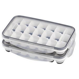Eiswürfeldose mit Deckel, 2er Set 36103