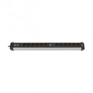 Steckdosenleiste Premium-Alu-Line, 12-fach