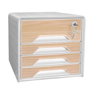 Schubladenbox Smoove SECURE Silva, Bucheholzmotiv 1073111021