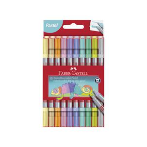 Doppelfasermaler Pastell, 10er Etui 151112