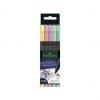 Fineliner GRIP FINEPEN Pastell, 5er Kartonetui