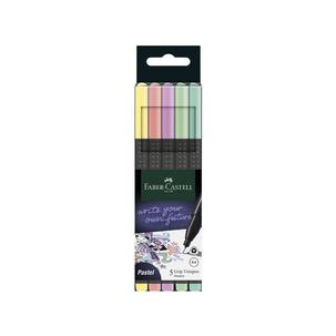 Fineliner GRIP FINEPEN Pastell, 5er Kartonetui 151602