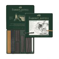 PITT CHARCOAL Set, 24-teilig