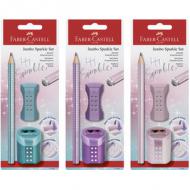 Schreibset Jumbo GRIP SPARKLE, farbig sortiert