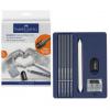 Zeichenset GOLDFABER CHARCOAL, 8-teilig