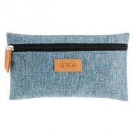 Schlamper-Etui GREENline, blau meliert
