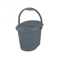 Bio-Abfalleimer "elsa eco", eco-grey