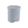 Tret-Abfalleimer "tjark", nordic-grey
