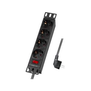 10" Steckdosenleiste, 1 HE, 4-fach PDU4B01