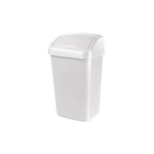 Schwingdeckel-Abfalleimer, weiß 32764