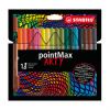 Fasermaler pointMax ARTY Edition, 18er Kartonetui