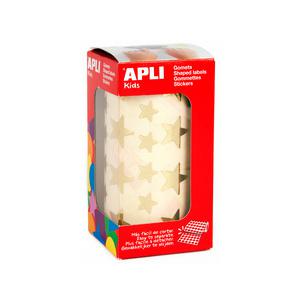 Sticker "Sterne", auf Rolle, gold 11117