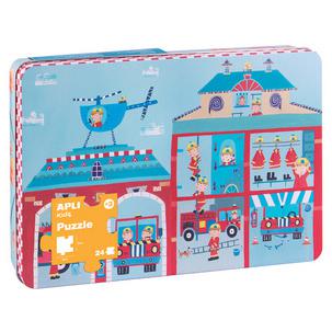 Puzzle "Feuerwache", in Metallbox 19014