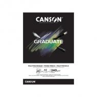 Symbolbild: Studienblock GRADUATE MIXED MEDIA, schwarz