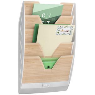 Wandprospekthalter Silva, Buchenholzmotiv 1001541021