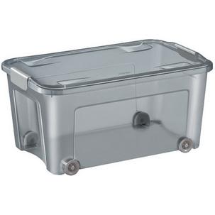 Aufbewahrungsbox SHADOW, mit Rollen, 43 Liter 2356560061