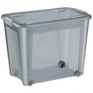 Aufbewahrungsbox SHADOW, mit Rollen, 43 Liter