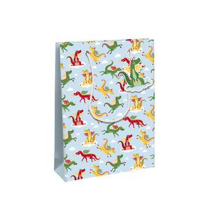 Geschenktüte "Drachen", mittel 32475-3C