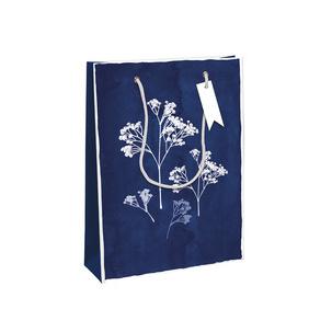 Geschenktüte "Cyanotypie", mittel 32496-6C