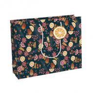 Weihnachts-Geschenktüte "Agrumes", groß