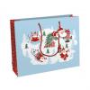 Weihnachts-Geschenktüte "Petit Papa Noel", groß