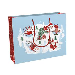 Weihnachts-Geschenktüte "Petit Papa Noel", groß X-32793-3C