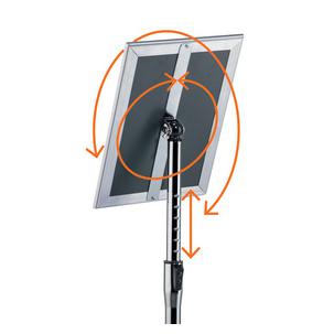 Detailansicht: höhenverstellbar - Hoch-/Querformat nutzbar 479823