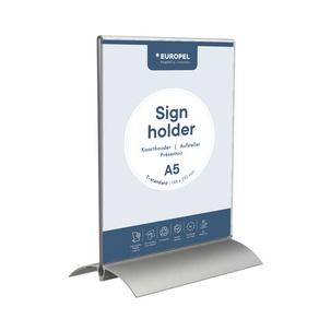 Tischaufsteller, mit Aluminiumsockel 350060