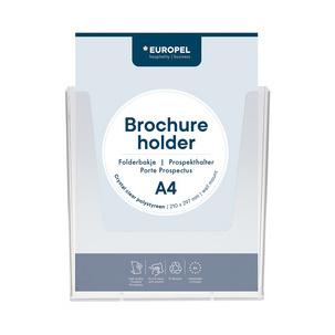 Wand-Prospekthalter, gerade - DIN A4 350075