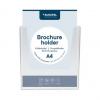 Wand-Prospekthalter, gerade - DIN A4