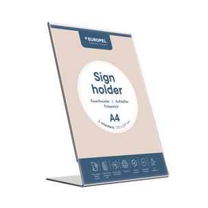 Tischaufsteller Acrylic, schräg 350127