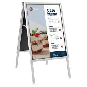 Plakatständer CLASSIC, mit Klapprahmen 32 mm 355110