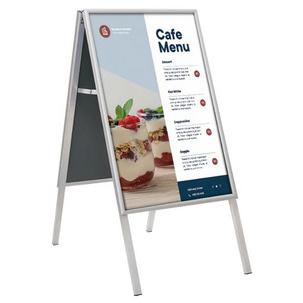 Plakatständer CLASSIC, mit Klapprahmen 25 mm 355113